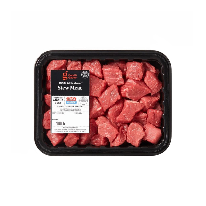 100% All Natural Fresh Stew Meat 5oz