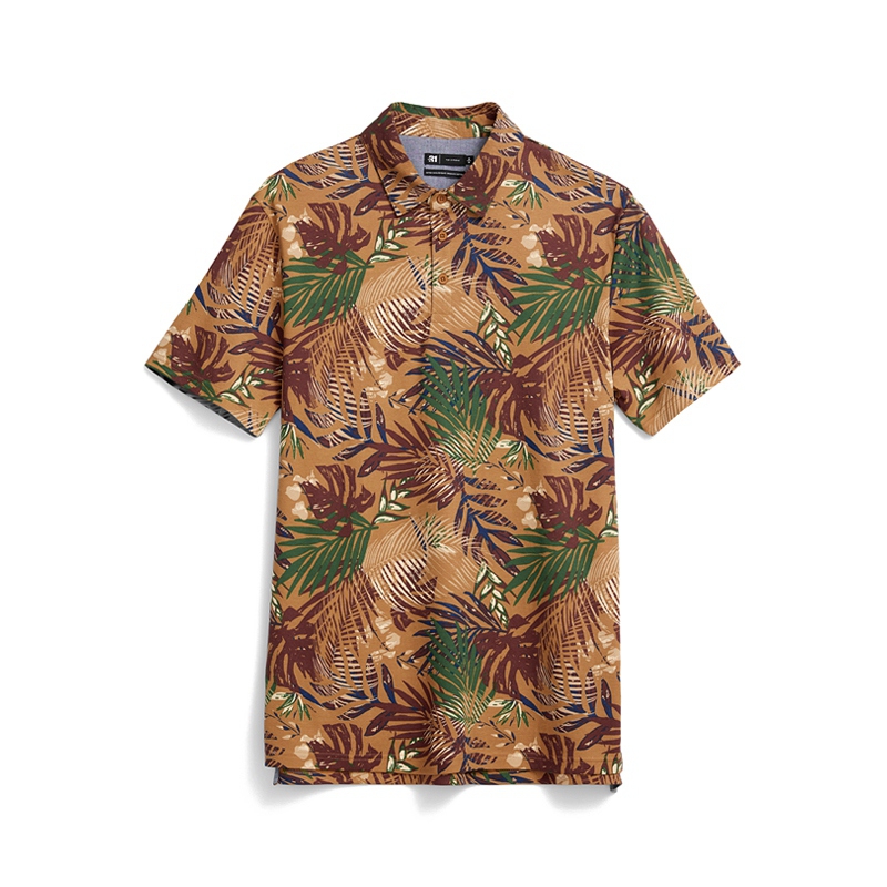 VATPAVE Mens Floral Hawaiian Shirts Short Sleeve Button Down Beach Shirt 2022 - Full Color